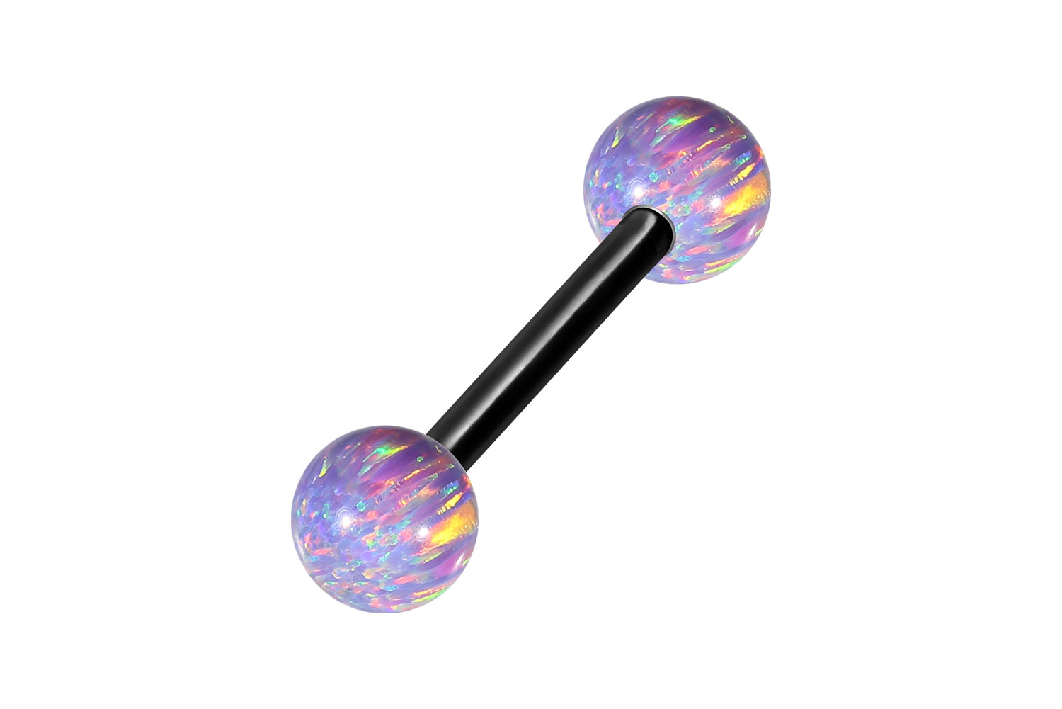 Titan Barbell Piercing SYNTHETISCHE OPALE
